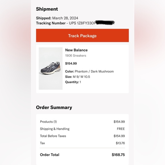 New Balance 1906F Sneakers
Color: Phantom / Dark Mushroom - Picture 10 of 10